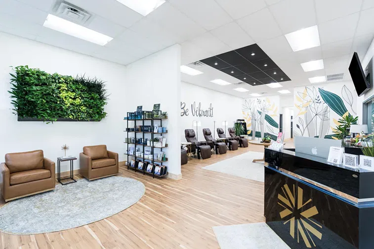Lobby of Vibrant NWA Med Spa in Bentonville AR